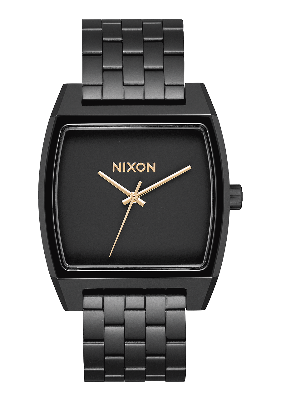 Black Nixon Time Tracker Watch