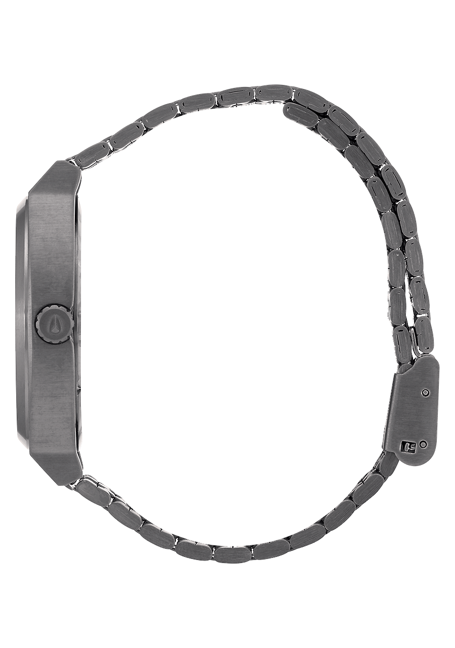 Time Teller Gunmetal Deep Burgundy View 2