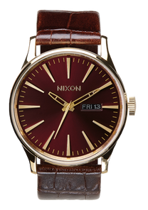 Sentry Leather - Gld / Oxbld Sunray / Brn Gator View 1