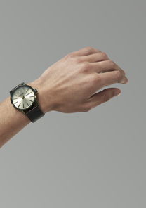 Sentry Leather - Vintage White / Surplus View 6