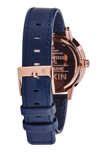 Kensington Leather - Rose Gold / Navy View 3