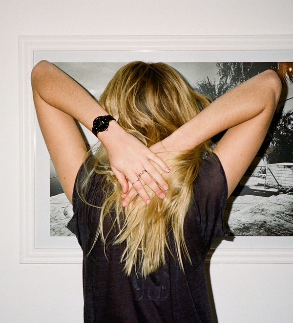 Kensington Leather - Gold / Black / White