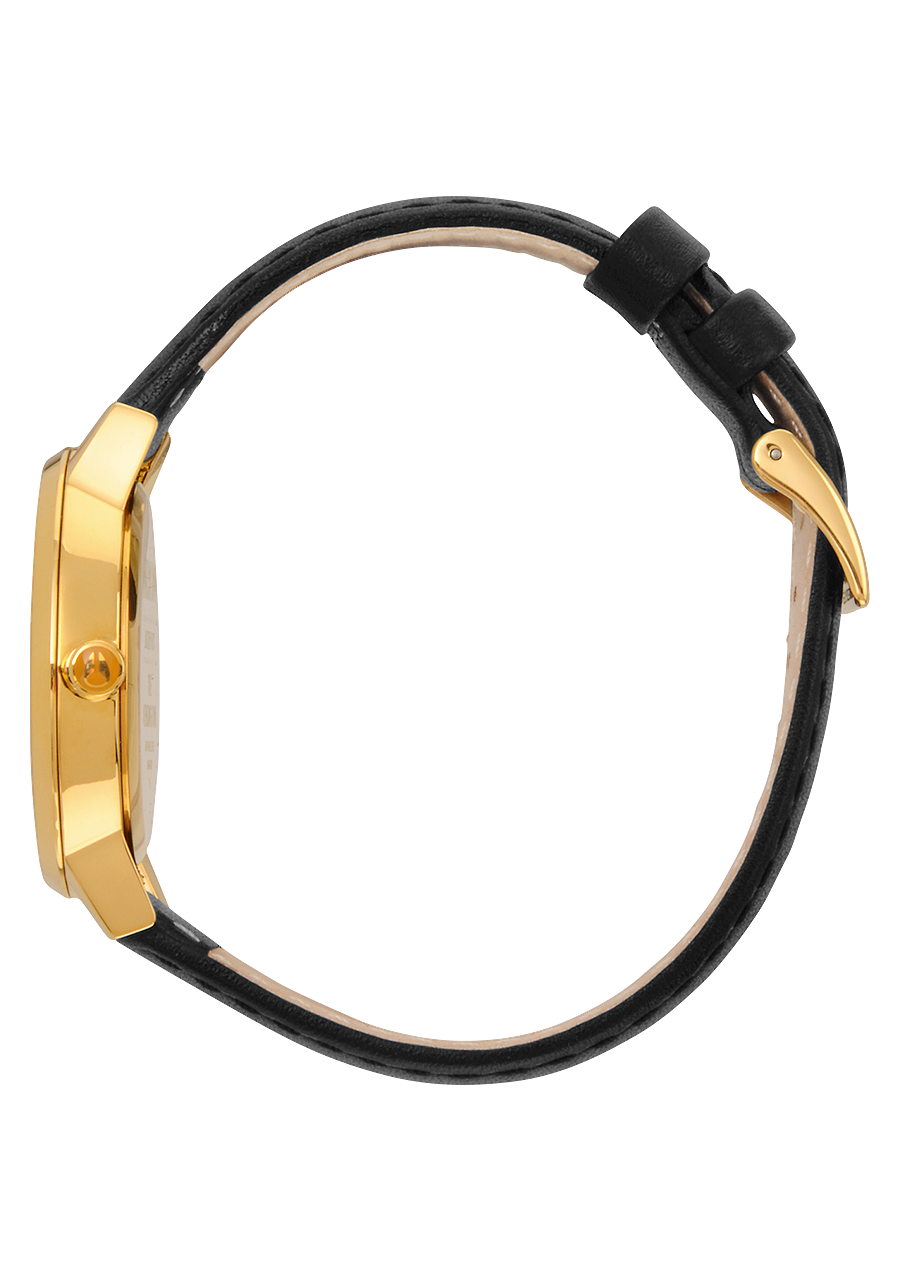 Kensington Leather Watch | Gold / Black | Women's Leather Kensington Leather Watch | Gold / Black | Women's Leather