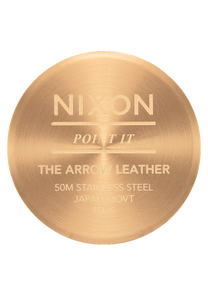 Arrow Leather - Gold / White / Saddle View 4