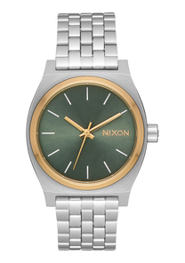 Medium Time Teller - Silver / Gold / Agave View 1