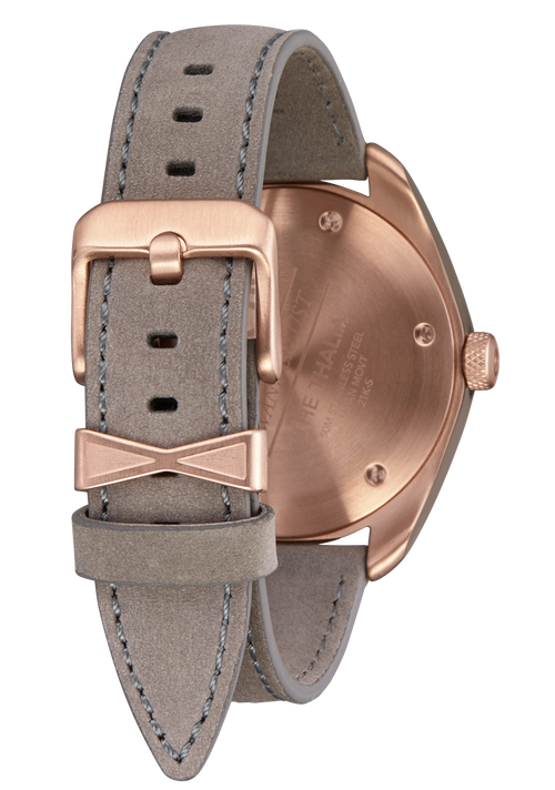 Thalia Leather - Gray Sunray / Rose Gold / Gray