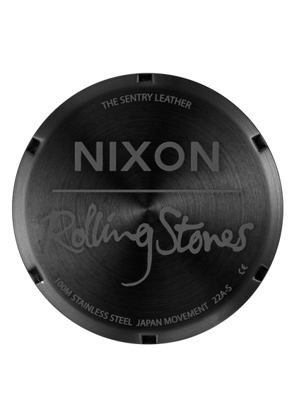 Rolling Stones Sentry Leather - All Black View 5