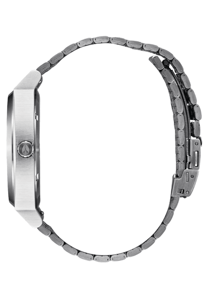 Time Teller Solar - Silver / Salmon View 3