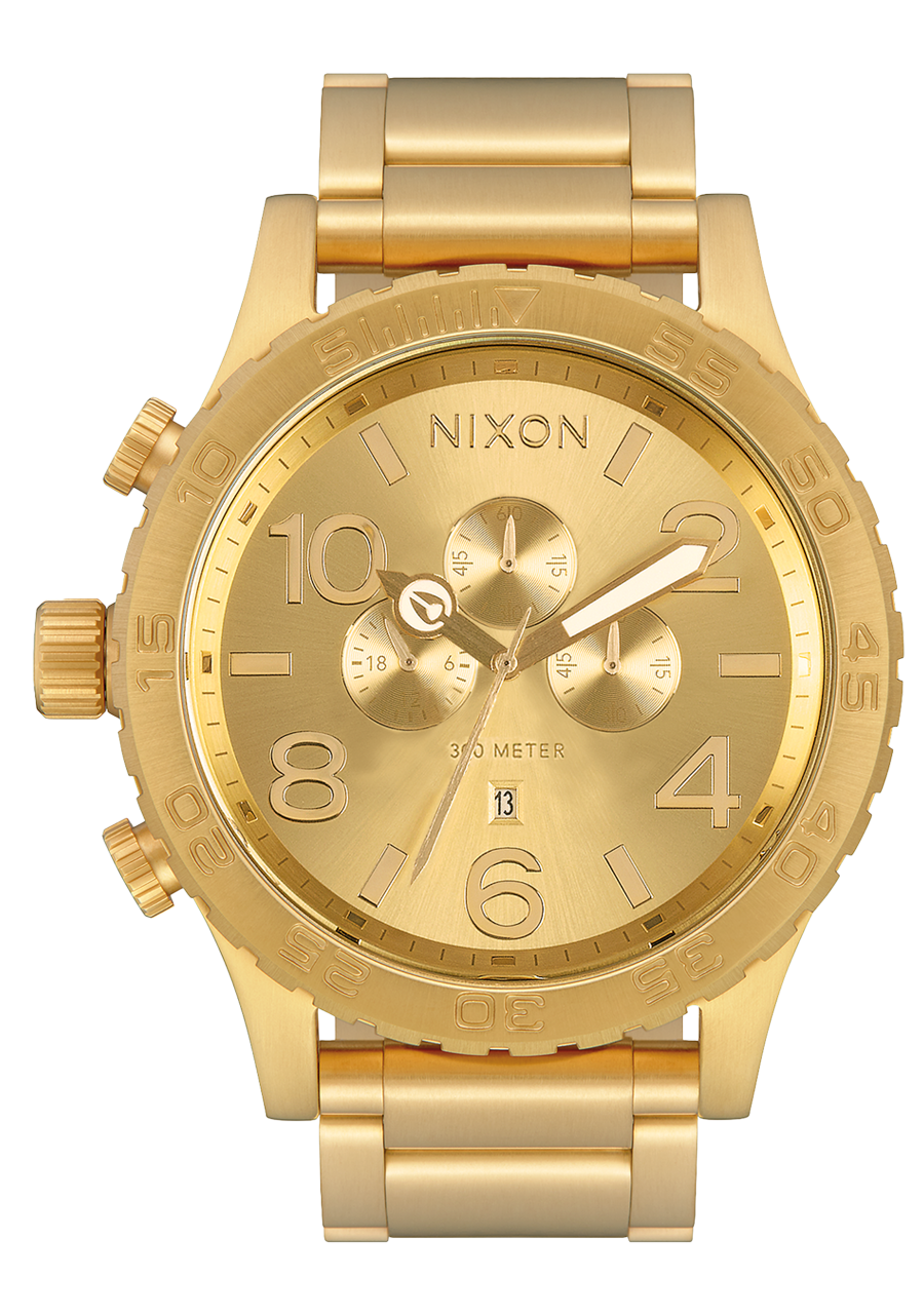 51-30 Chrono Watch | All Gold | Men's Stainless Steel – Nixon EU