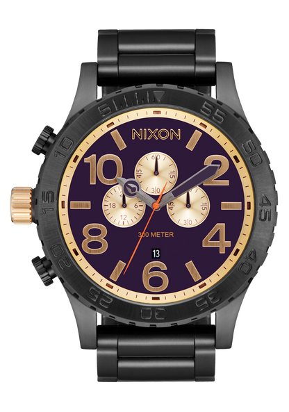 51-30 Chrono - Gunmetal / Blackberry / Gold View 1