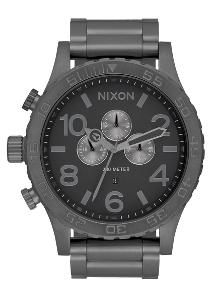 51-30 Chrono Watch | All Gunmetal | Men's Stainless Steel – Nixon EU