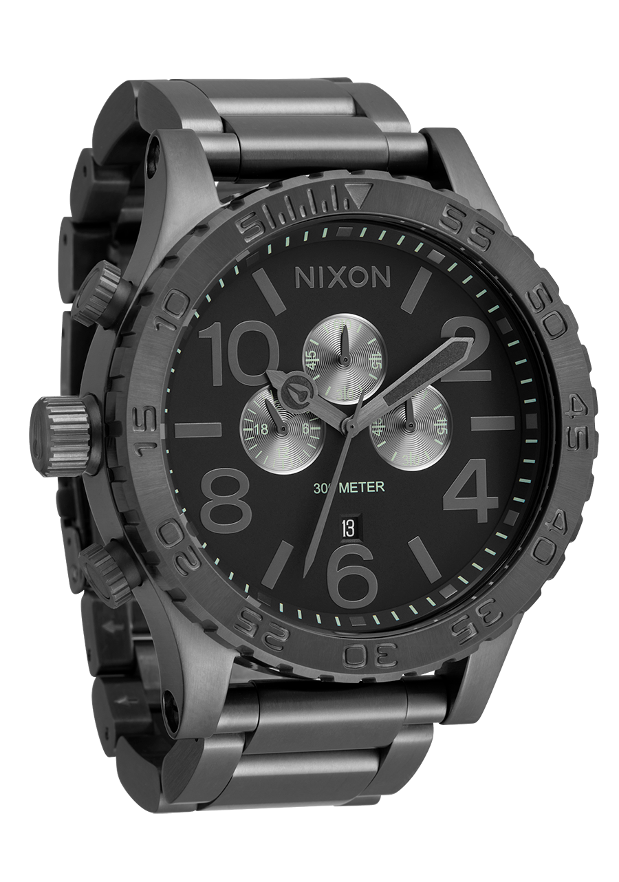 51-30 Chrono Watch | All Gunmetal | Men's Stainless Steel – Nixon EU