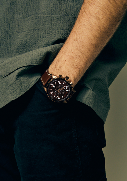 51-30 Chrono Leather - Chocolate / Dark Roast / Brown View 8