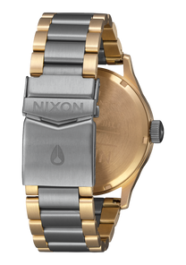 
Nixon Sentry Stainless Steel Watch - Analog - Gunmetal / Gold - View 3