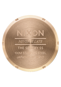 
Nixon Sentry Stainless Steel Watch - Analog - Gunmetal / Gold - View 4