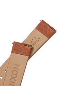 16mm Veg Tanned Leather Band - Saddle View 4
