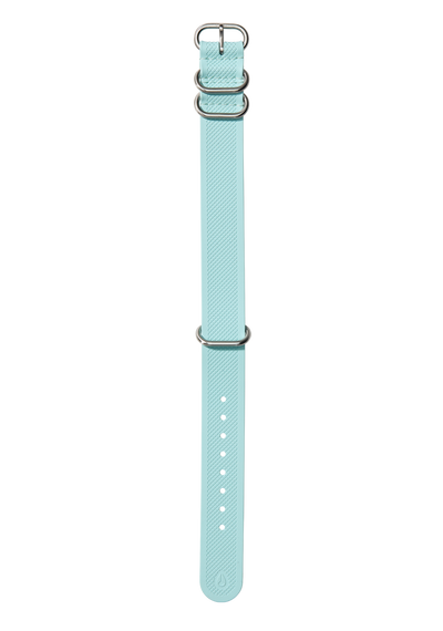 20mm FKM Rubber One Piece Band - Ocean Blue