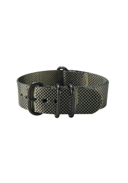 20mm Recycled One Piece Band - Olive Dot Camo View 2