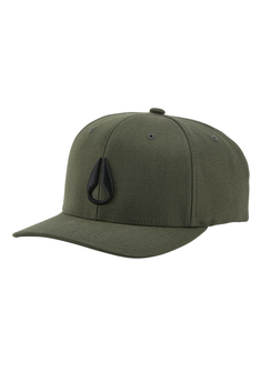 Deep Down Flexfit Athletic Fit Hat - Olive / Black