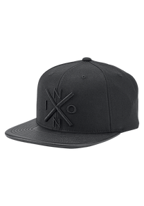 Exchange Snapback Hat - All Black / Black View 1