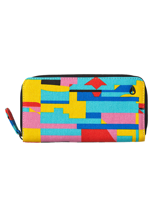 Tree Hugger Large Wallet - Turquoise