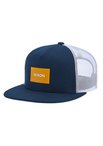 Team Trucker Hat - Midnight Blue / Dark Yellow View 1