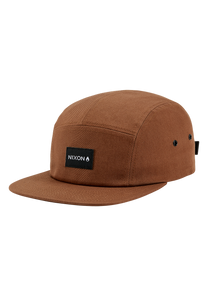 Mikey 5 Panel Hat - Brown View 1