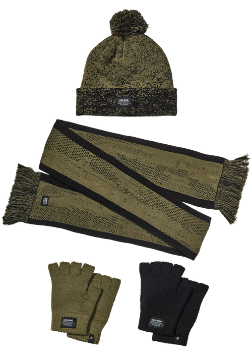 Drifter Scarf - Olive Dot Camo