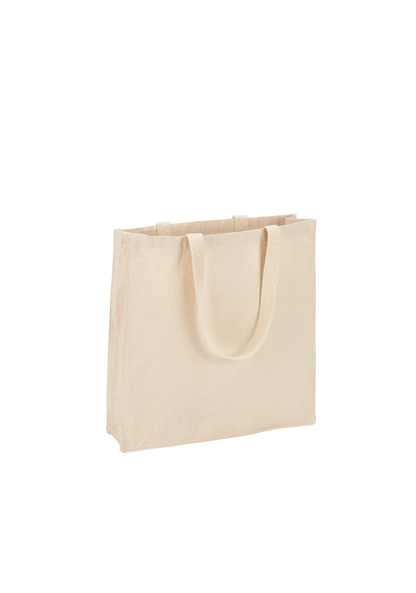 Goodie Bag Tote - Natural / Sage View 2