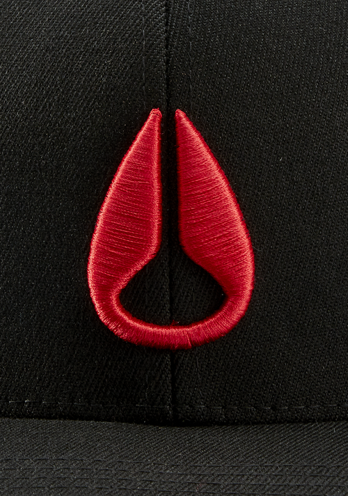 Deep Down Snapback - Black / Red