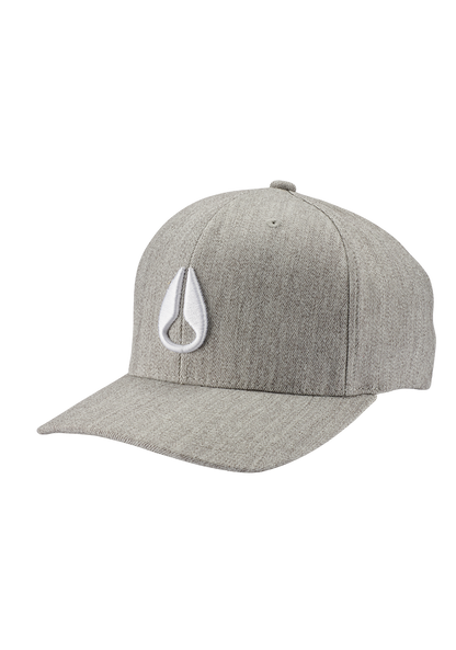 Deep Down Snapback - Heather Gray / White View 1