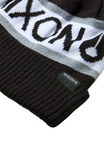 Teamster Beanie II - Black / White View 2