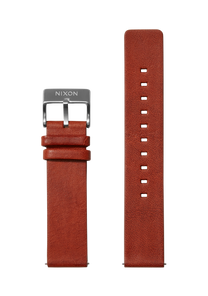 20mm Veg Tanned Leather Band - Brown View 1