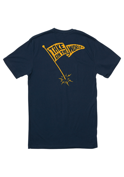 Pennant Repreve® T-Shirt - Navy View 2