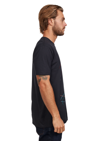 Winger Repreve® T-Shirt - Black / Multi View 4